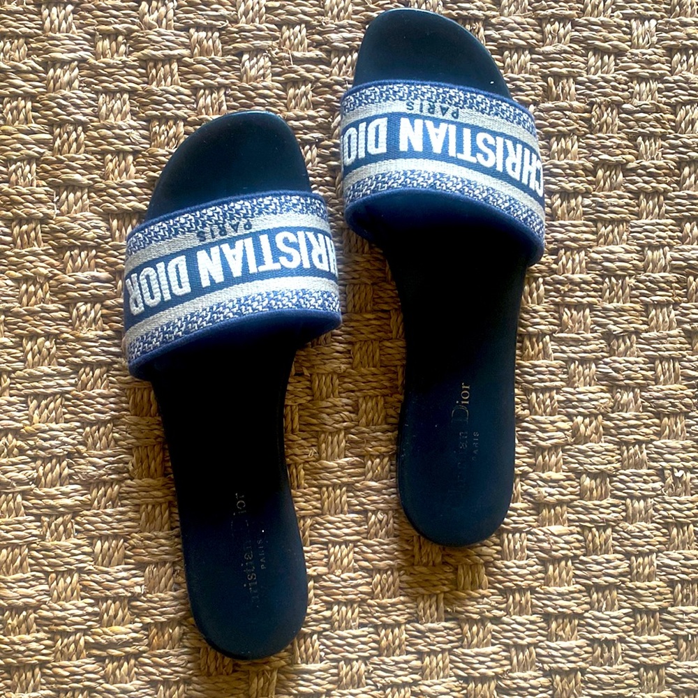 SOLD!!!!! Authentic Christian Dior DWAY Slides